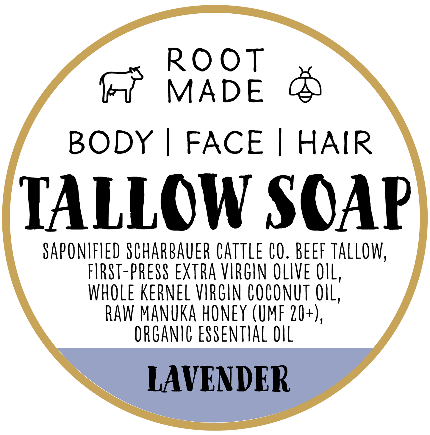 Chris's Tallow Soap | Root Made Goods